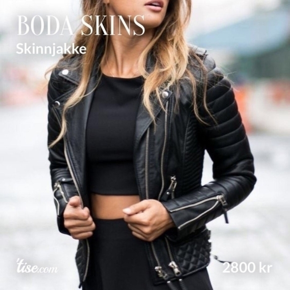 BODA SKINS KAY MICHAELS LEATHER JACKET 2 - Picture 2 of 16